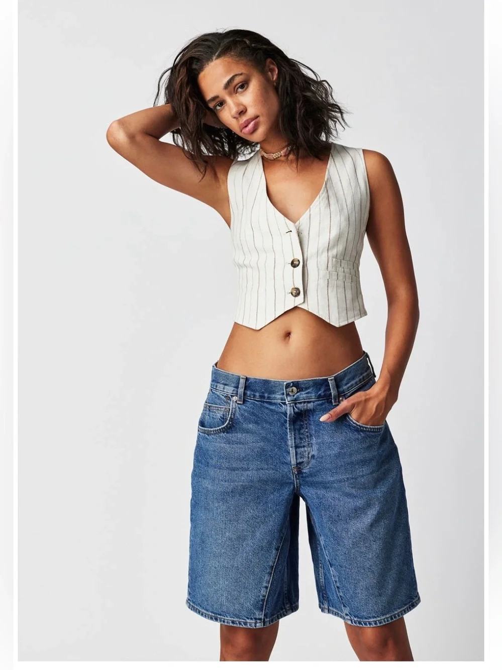 We the Free CRVY Pasadena Long Shorts size 30 NWOT
